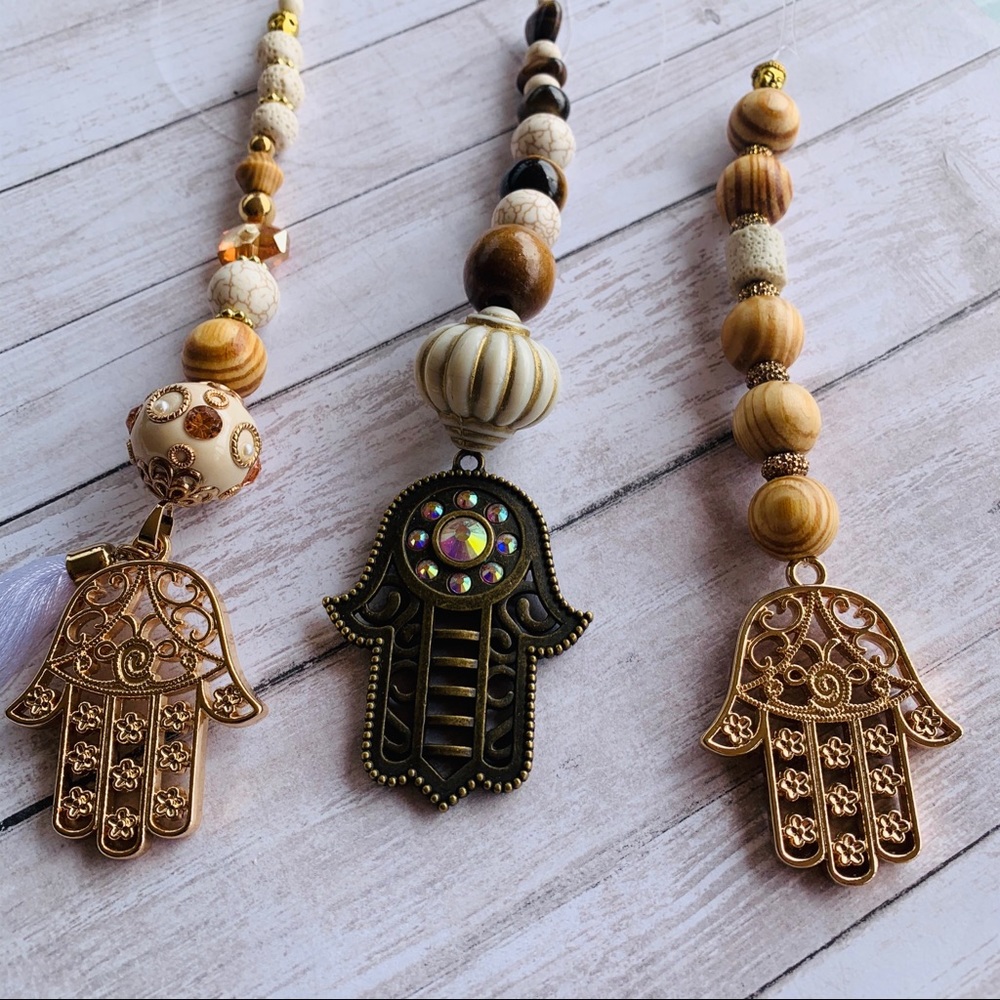 Essential Oil Car Diffuser/Hamsa Car Hanger